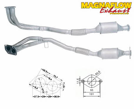 Magnaflow 85837 Каталізатор 85837: Купити в Україні - Добра ціна на EXIST.UA!