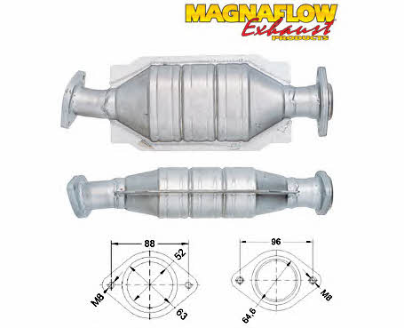 Magnaflow 85870 Каталізатор 85870: Купити в Україні - Добра ціна на EXIST.UA!