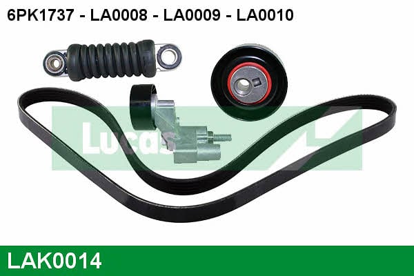 LAK0014 Lucas engine drive Комплект ремня генератора