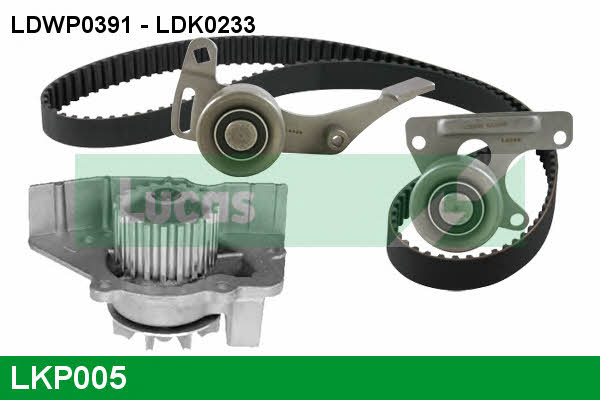 Lucas engine drive LKP005 Ремінь ГРМ, комплект з водяним насосом LKP005: Купити в Україні - Добра ціна на EXIST.UA!