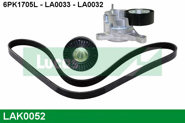 Lucas engine drive LAK0052 Ремінь поліклиновий, комплект LAK0052: Купити в Україні - Добра ціна на EXIST.UA!