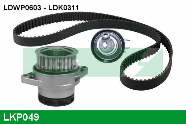 Lucas engine drive LKP049 Ремінь ГРМ, комплект з водяним насосом LKP049: Купити в Україні - Добра ціна на EXIST.UA!