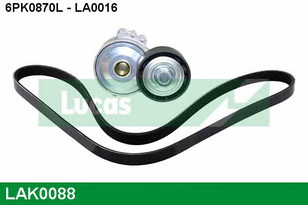  LAK0088 Комплект ременя генератора LAK0088: Купити в Україні - Добра ціна на EXIST.UA!