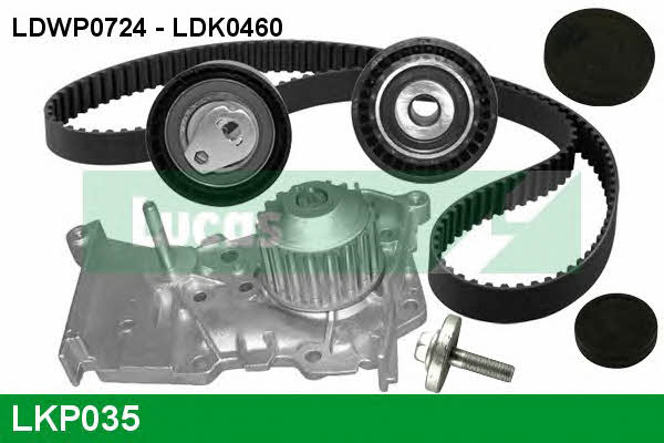 Lucas engine drive LKP035 Ремінь ГРМ, комплект з водяним насосом LKP035: Купити в Україні - Добра ціна на EXIST.UA!