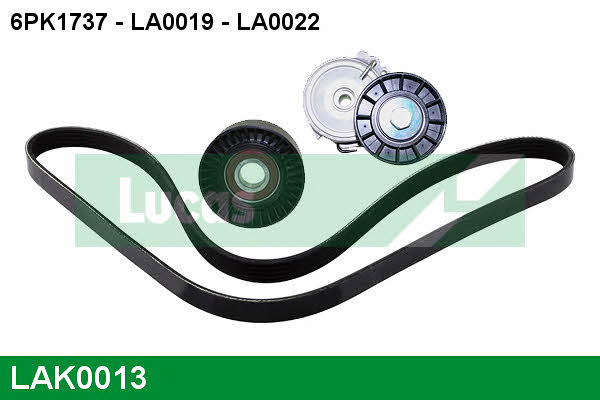 LAK0013 Lucas engine drive Комплект ремня генератора