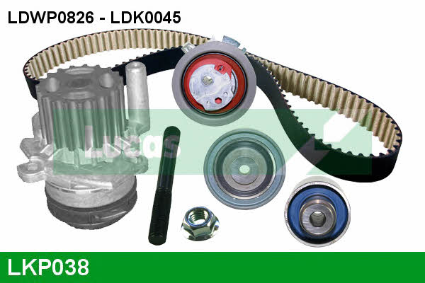 Lucas engine drive LKP038 Ремінь ГРМ, комплект з водяним насосом LKP038: Купити в Україні - Добра ціна на EXIST.UA!