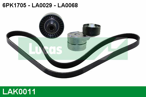 Lucas engine drive LAK0011 Комплект ременя генератора LAK0011: Приваблива ціна - Купити в Україні на EXIST.UA!