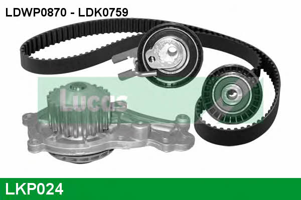 Lucas engine drive LKP024 Ремінь ГРМ, комплект з водяним насосом LKP024: Купити в Україні - Добра ціна на EXIST.UA!