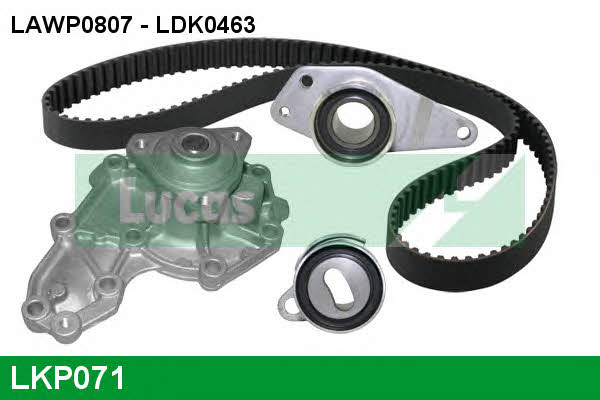 Lucas engine drive LKP071 Ремінь ГРМ, комплект з водяним насосом LKP071: Купити в Україні - Добра ціна на EXIST.UA!