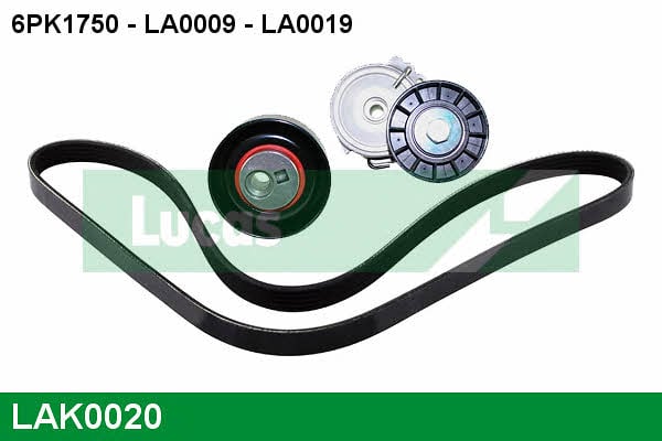 Lucas engine drive LAK0020 Комплект ременя генератора LAK0020: Купити в Україні - Добра ціна на EXIST.UA!