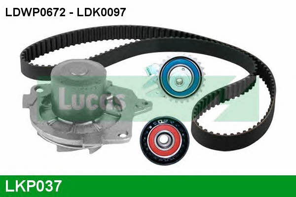 Lucas engine drive LKP037 Ремінь ГРМ, комплект з водяним насосом LKP037: Купити в Україні - Добра ціна на EXIST.UA!