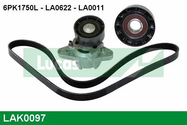 LAK0097 Lucas engine drive Комплект ремня генератора