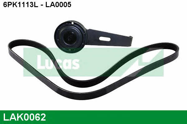 Lucas engine drive LAK0062 Комплект ременя генератора LAK0062: Купити в Україні - Добра ціна на EXIST.UA!