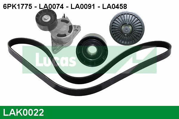LAK0022 Lucas engine drive Комплект ремня генератора