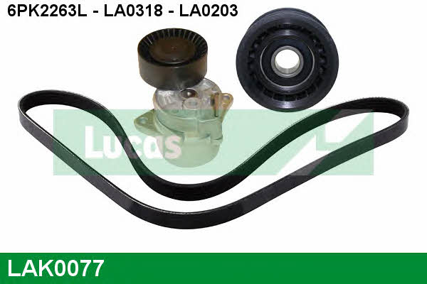 LAK0077 Lucas engine drive Комплект ремня генератора