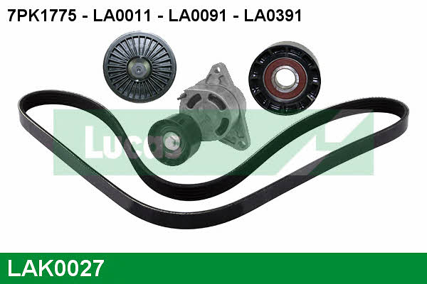 LAK0027 Lucas engine drive Комплект ремня генератора