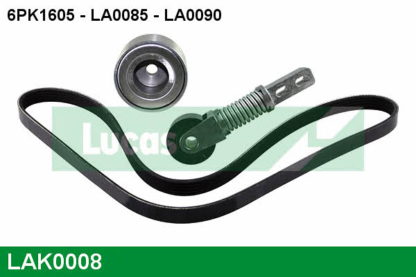 Lucas engine drive LAK0008 Комплект ременя генератора LAK0008: Приваблива ціна - Купити в Україні на EXIST.UA!