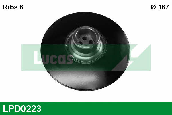 Lucas engine drive LPD0223 Шків колінчатого валу LPD0223: Приваблива ціна - Купити в Україні на EXIST.UA!