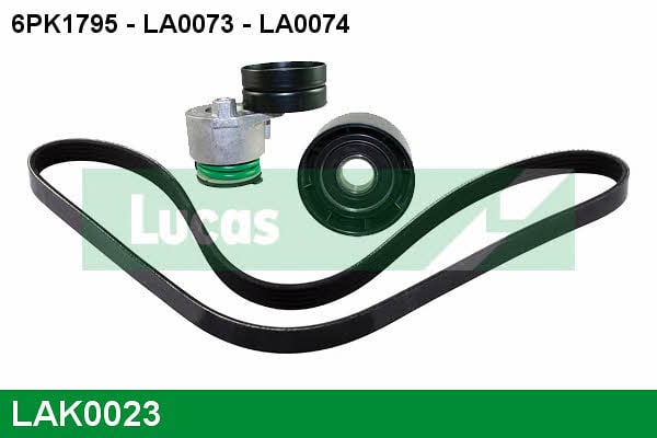  LAK0023 Комплект ременя генератора LAK0023: Купити в Україні - Добра ціна на EXIST.UA!