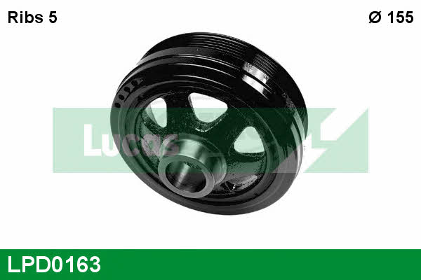 Lucas engine drive LPD0163 Шків колінчатого валу LPD0163: Купити в Україні - Добра ціна на EXIST.UA!