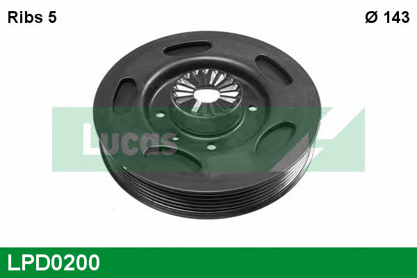 Lucas engine drive LPD0200 Шків колінчатого валу LPD0200: Приваблива ціна - Купити в Україні на EXIST.UA!