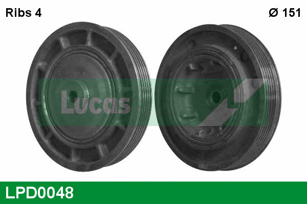 Lucas engine drive LPD0048 Шків колінчатого валу LPD0048: Купити в Україні - Добра ціна на EXIST.UA!