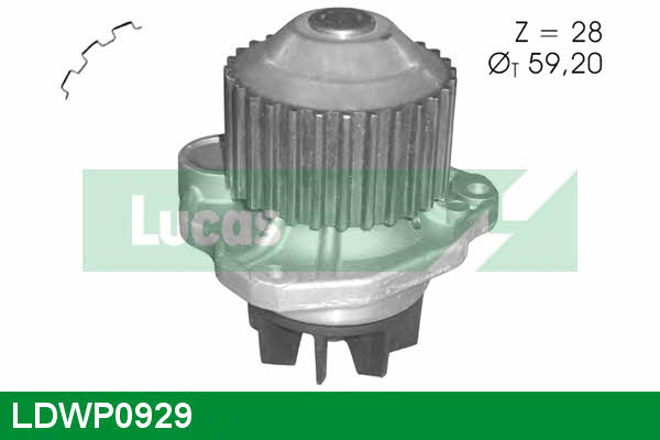 Lucas engine drive LDWP0929 Помпа водяна LDWP0929: Купити в Україні - Добра ціна на EXIST.UA!