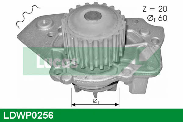 Lucas engine drive LDWP0256 Помпа водяна LDWP0256: Купити в Україні - Добра ціна на EXIST.UA!
