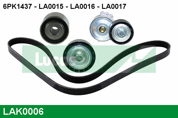 Lucas engine drive LAK0006 Комплект ременя генератора LAK0006: Купити в Україні - Добра ціна на EXIST.UA!