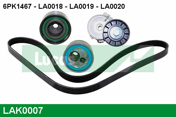 Lucas engine drive LAK0007 Ремінь поліклиновий, комплект LAK0007: Купити в Україні - Добра ціна на EXIST.UA!