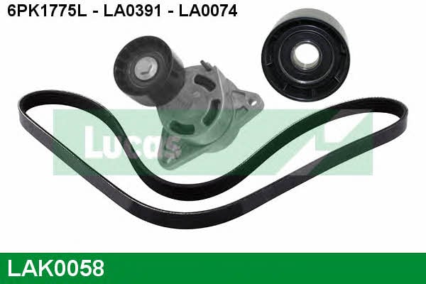 LAK0058 Lucas engine drive Комплект ремня генератора
