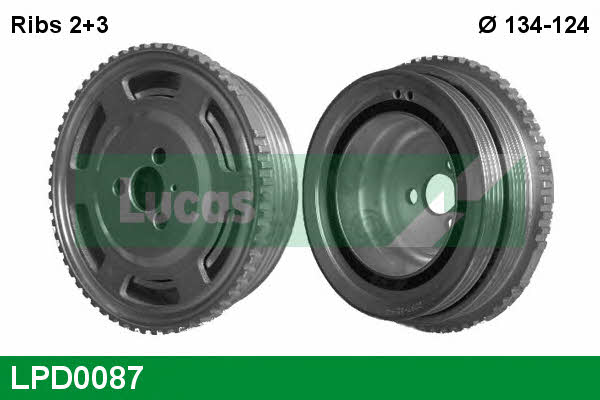 Lucas engine drive LPD0087 Шків колінчатого валу LPD0087: Купити в Україні - Добра ціна на EXIST.UA!