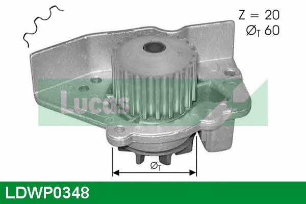 Lucas engine drive LDWP0348 Помпа водяна LDWP0348: Купити в Україні - Добра ціна на EXIST.UA!