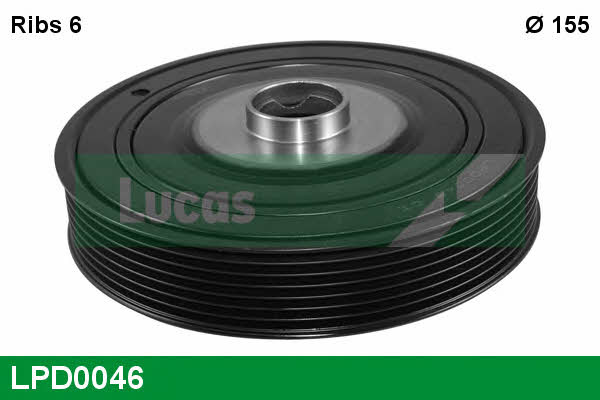 Lucas engine drive LPD0046 Шків колінчатого валу LPD0046: Приваблива ціна - Купити в Україні на EXIST.UA!