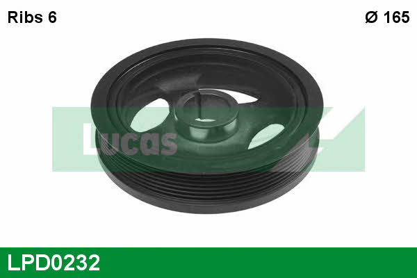 Lucas engine drive LPD0232 Шків колінчатого валу LPD0232: Купити в Україні - Добра ціна на EXIST.UA!