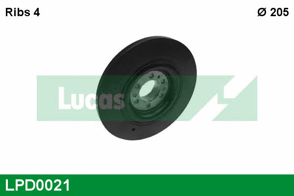 Lucas engine drive LPD0021 Шків колінчатого валу LPD0021: Купити в Україні - Добра ціна на EXIST.UA!
