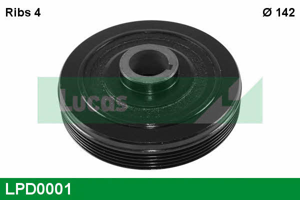 Lucas engine drive LPD0001 Шків колінчатого валу LPD0001: Купити в Україні - Добра ціна на EXIST.UA!
