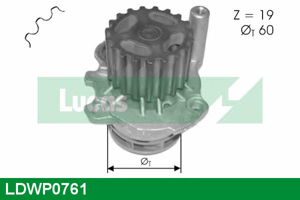 Lucas engine drive LDWP0761 Помпа водяна LDWP0761: Купити в Україні - Добра ціна на EXIST.UA!