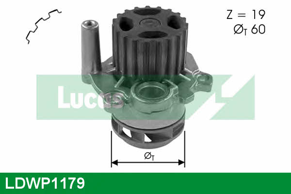 Lucas engine drive LDWP1179 Помпа водяна LDWP1179: Купити в Україні - Добра ціна на EXIST.UA!
