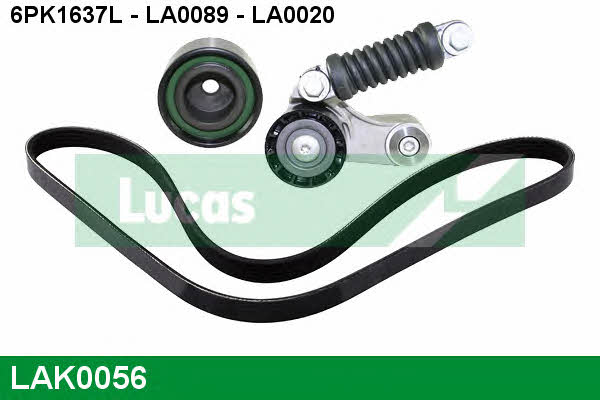 LAK0056 Lucas engine drive Комплект ремня генератора