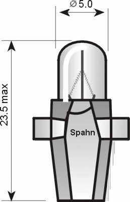 Spahn gluhlampen 2322 Лампа розжарювання BAX 12V 2W 2322: Купити в Україні - Добра ціна на EXIST.UA!