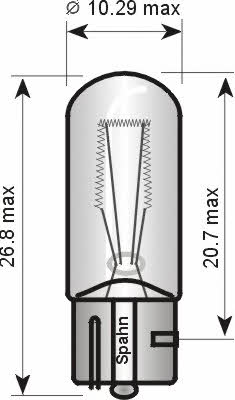 Spahn gluhlampen 2421 Лампа розжарювання W2W 24V 2W 2421: Купити в Україні - Добра ціна на EXIST.UA!