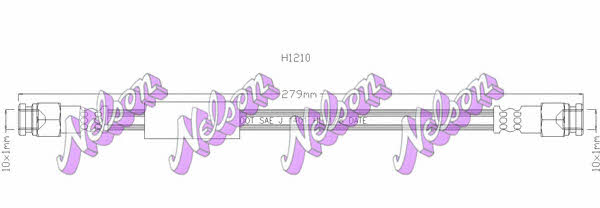 Brovex-Nelson H1210 Гальмівний шланг H1210: Купити в Україні - Добра ціна на EXIST.UA!