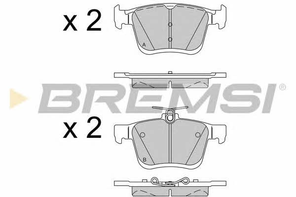 Bremsi BP3518 Гальмівні колодки, комплект BP3518: Купити в Україні - Добра ціна на EXIST.UA!