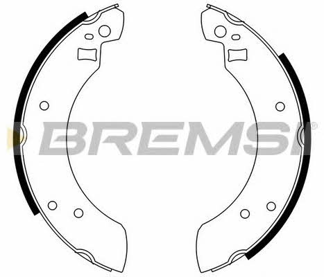 Bremsi GF0201 Колодки гальмівні барабанні, комплект GF0201: Купити в Україні - Добра ціна на EXIST.UA!