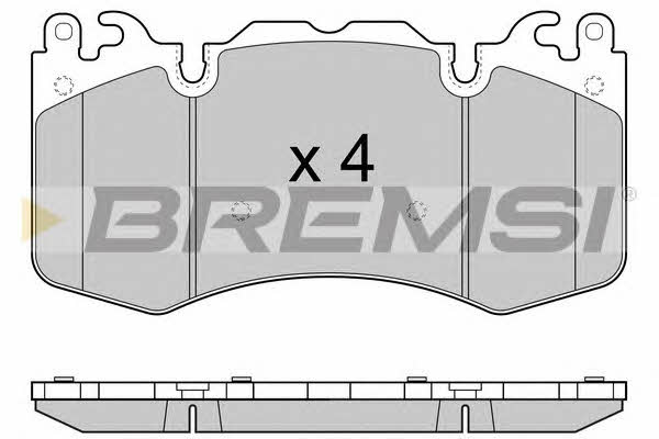 Bremsi BP3414 Гальмівні колодки, комплект BP3414: Купити в Україні - Добра ціна на EXIST.UA!