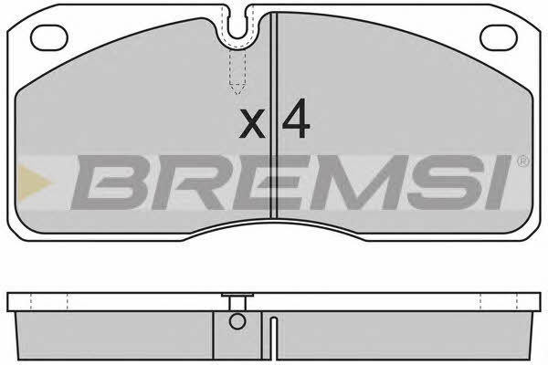 Bremsi BP7258 Гальмівні колодки, комплект BP7258: Купити в Україні - Добра ціна на EXIST.UA!