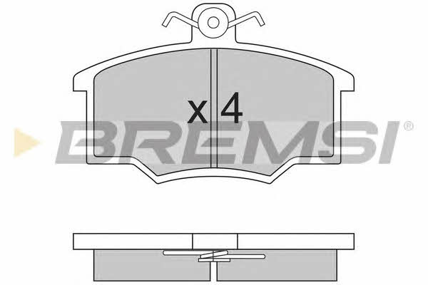 Bremsi BP2143 Гальмівні колодки, комплект BP2143: Купити в Україні - Добра ціна на EXIST.UA!