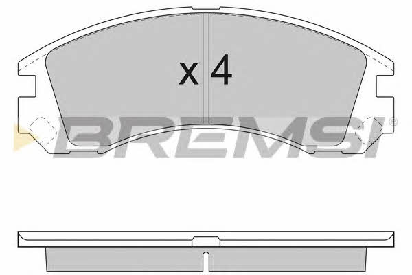 Bremsi BP2953 Гальмівні колодки, комплект BP2953: Купити в Україні - Добра ціна на EXIST.UA!