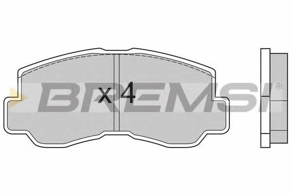 Bremsi BP2508 Гальмівні колодки, комплект BP2508: Приваблива ціна - Купити в Україні на EXIST.UA!